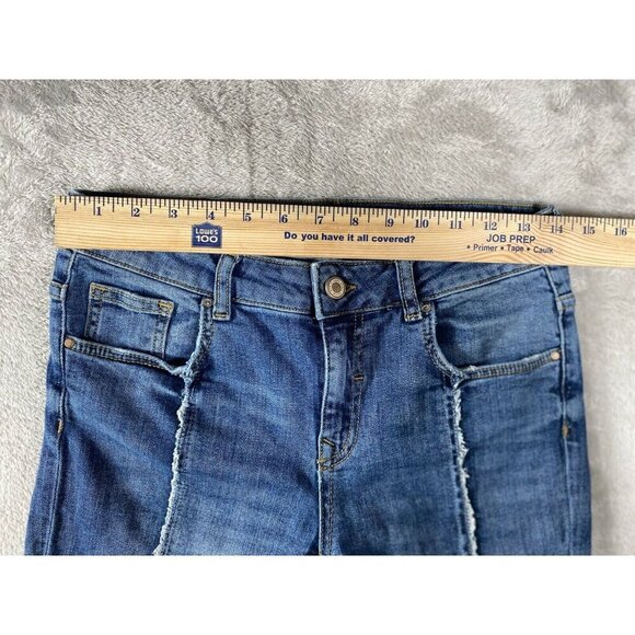 Zara Basic Z1975 Denim Skinny Jeans with Raw Hem Women's Size 6/28 - Picture 8 of 14